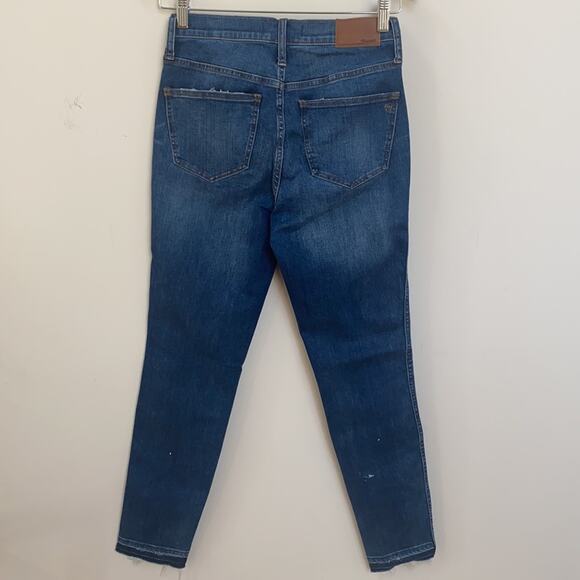 MADEWELL 10" High-Rise Skinny Jeans: Drop-Hem Edition Size 26 - Picture 2 of 9